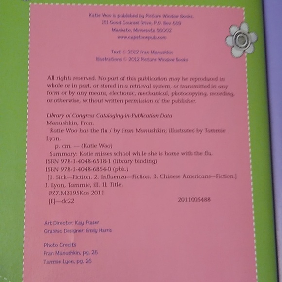 👩🏼Katie Woo Flu Level Reader Preschool Homeschool Daycare Elementary - Picture 4 of 6